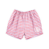 Red Plaid Short