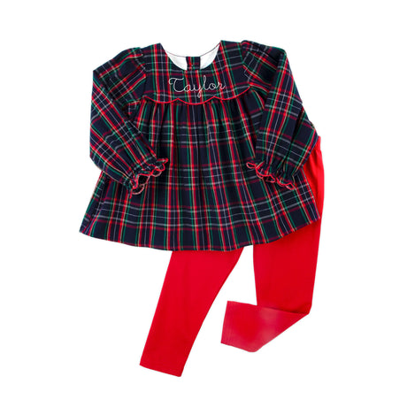 Oxford Plaid Amelia Legging Set
