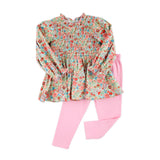 Fall Floral Pink Ariella Legging Set