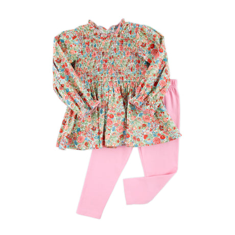 Fall Floral Pink Ariella Legging Set