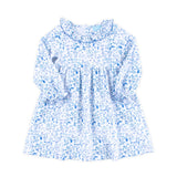 Blue Floral Toile Eden Dress