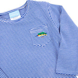 Catch of the Day Embroidered Long Sleeve Pocket Shirt
