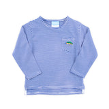 Catch of the Day Embroidered Long Sleeve Pocket Shirt