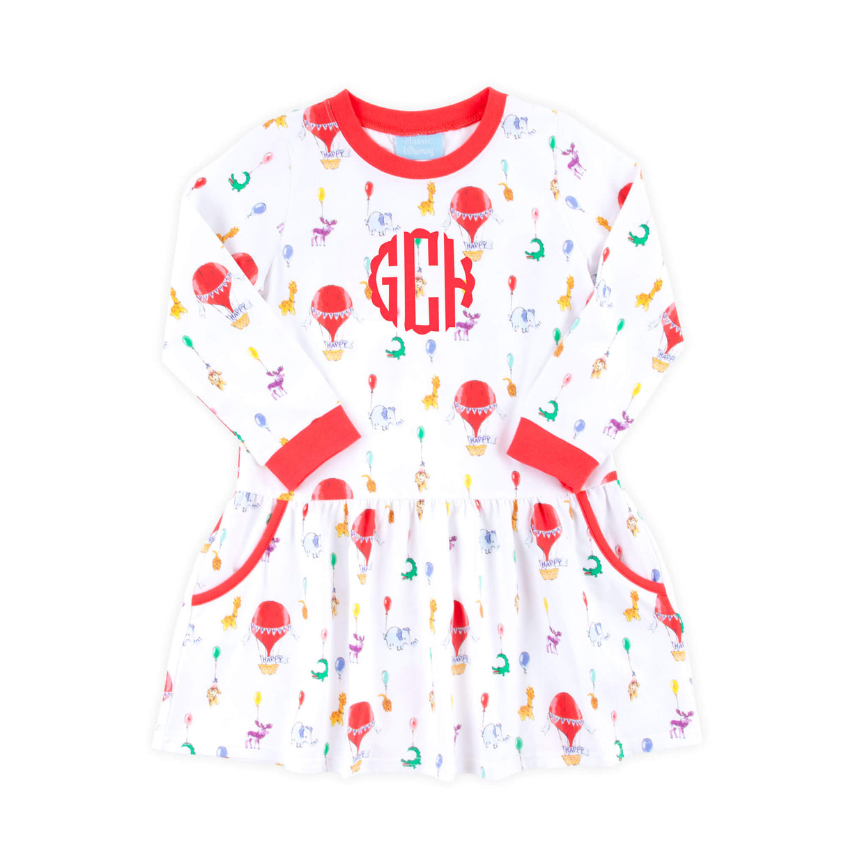 Birthday Balloon Long Sleeve Izzy Dress