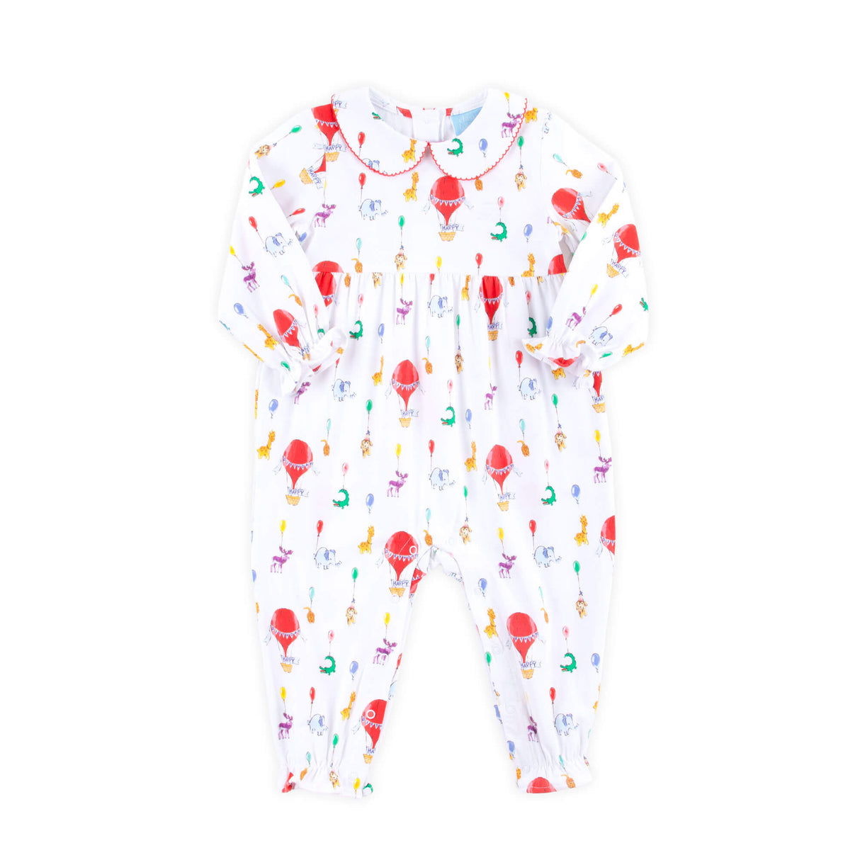 Birthday Balloon Ruffle Romper