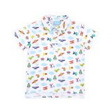 Airplane & Clouds Polo