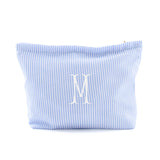 Stripe Seersucker Cosmetic Bag