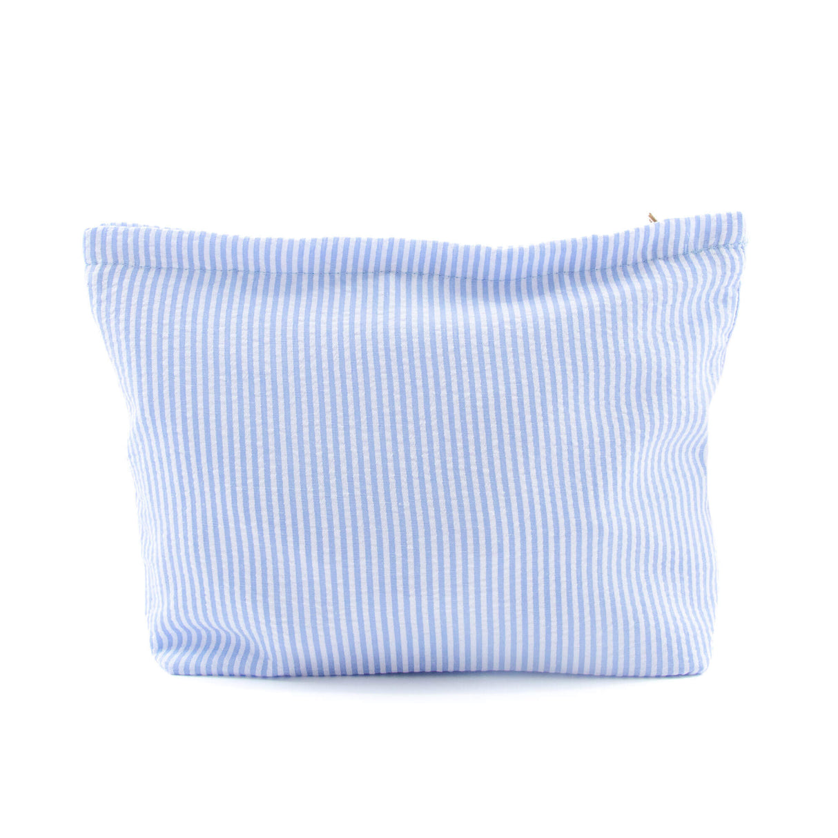 Stripe Seersucker Cosmetic Bag