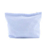 Stripe Seersucker Cosmetic Bag
