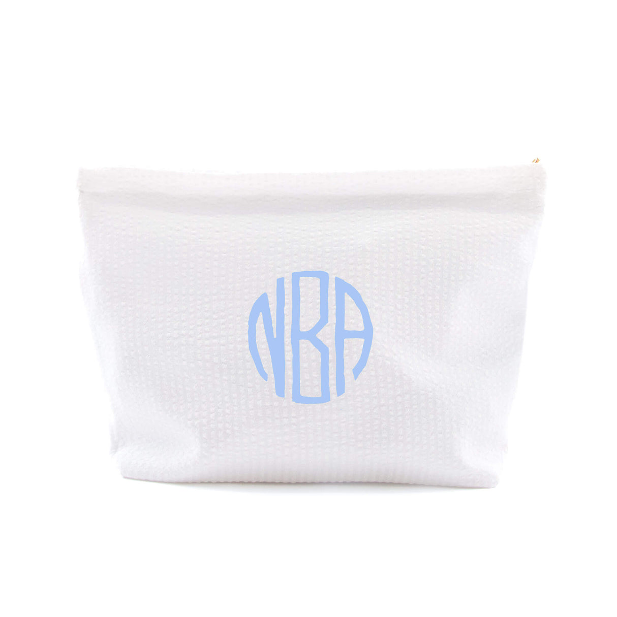 Stripe Seersucker Cosmetic Bag