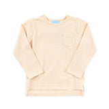 Tan Stripe Long Sleeve Pocket Shirt