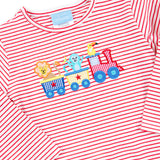 Train Red Stripe Long Sleeve Shirt