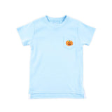 Jack O' Lantern Blue Short Sleeve Shirt