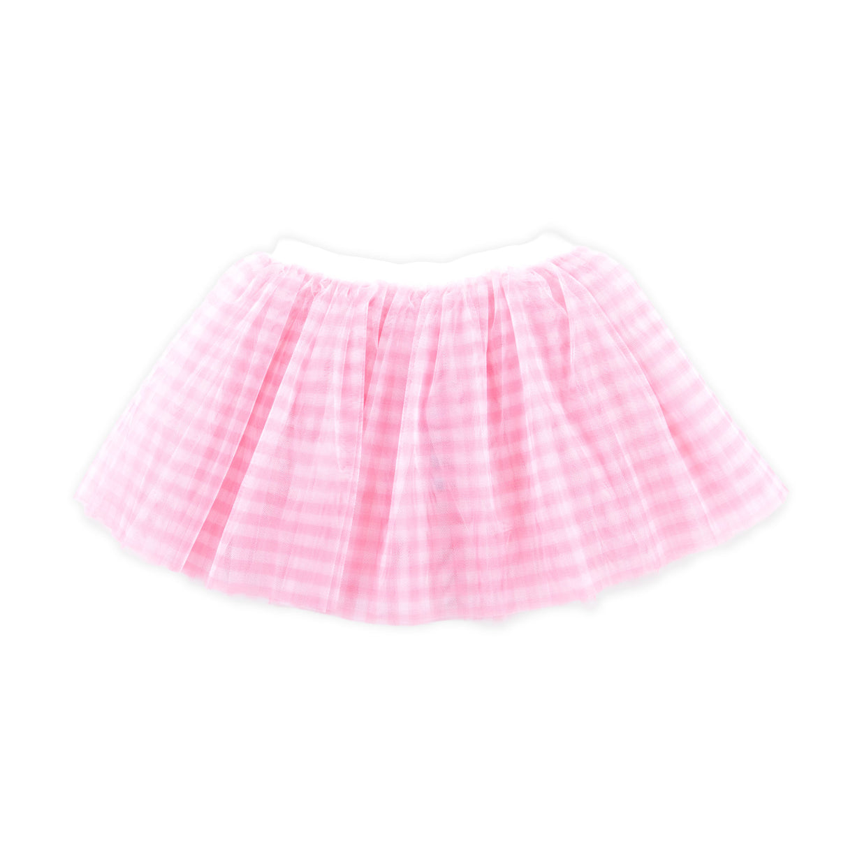 Pink Gingham Tutu Skirt