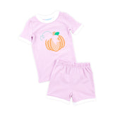 Sweet Pumpkin Lavender Short Pajamas