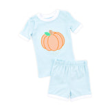 Sweet Pumpkin Blue Short Pajamas
