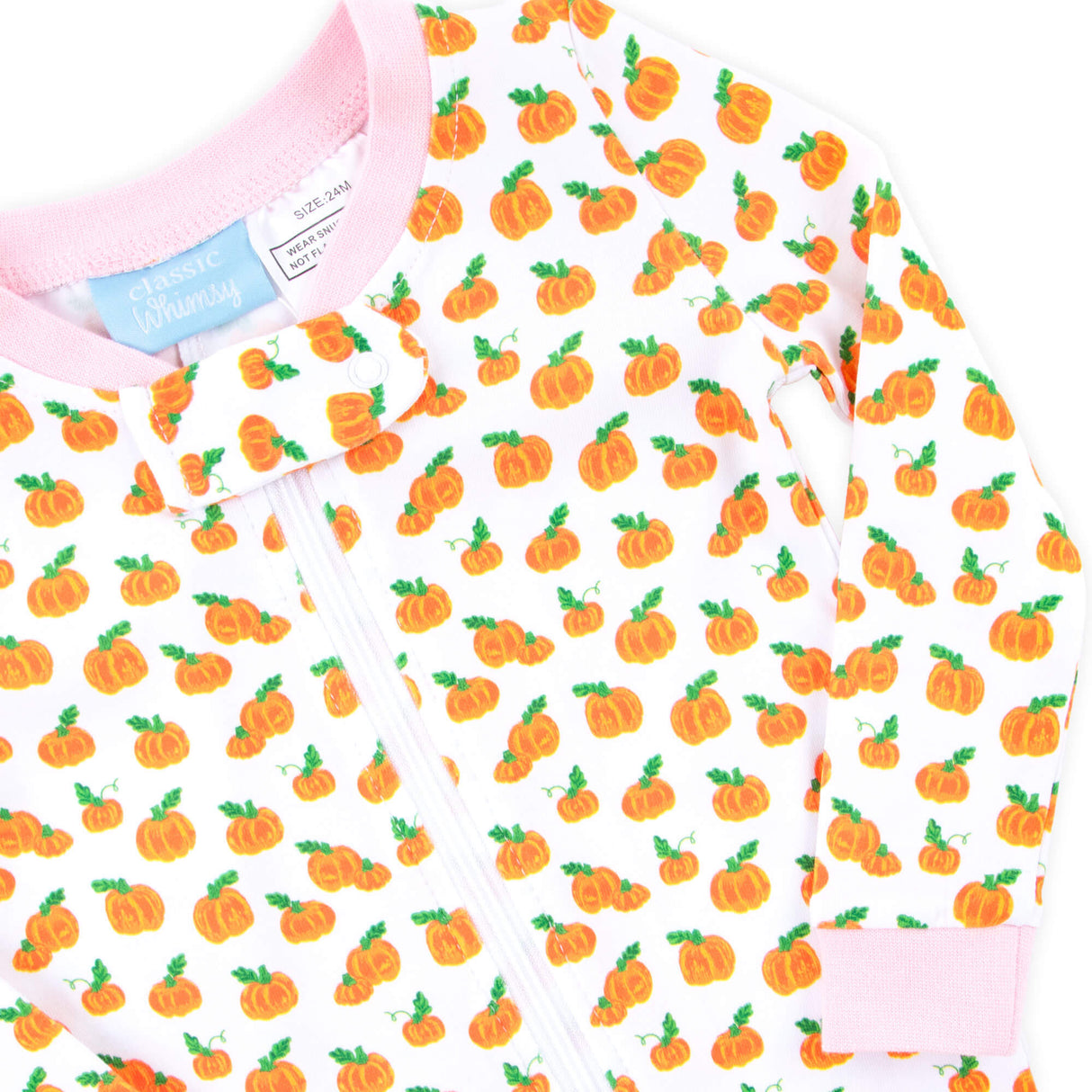 Pumpkin Patch Pink Zip Sleeper
