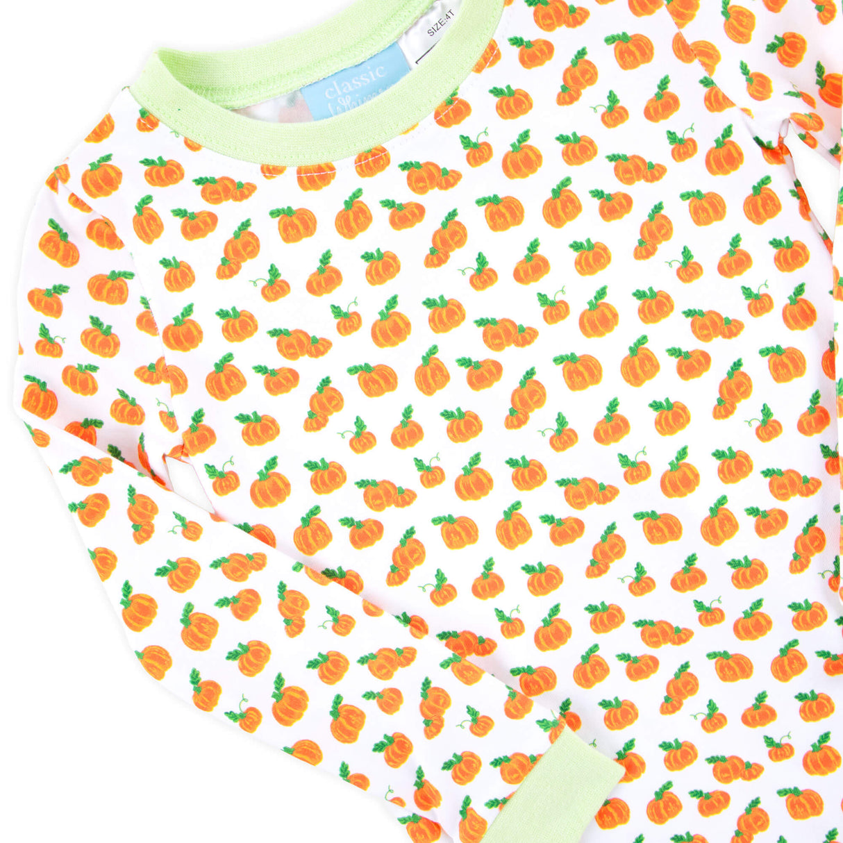 Pumpkin Patch Green Pajamas