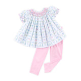 Enchanted Princess Smocked Bishop Legging Set