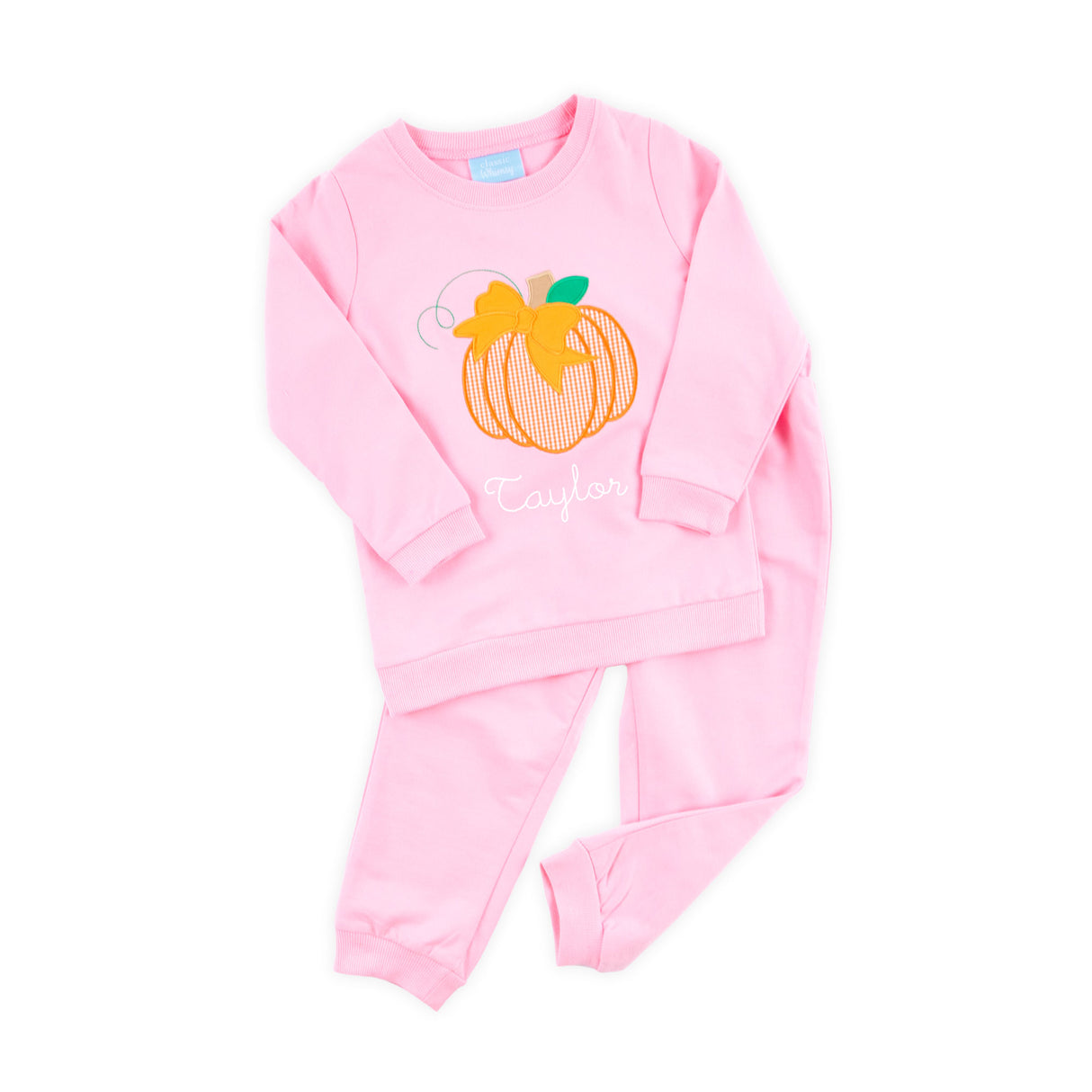 The Great Pumpkin Pink Jogger Set