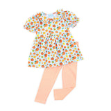 Autumn Pumpkin Blue Lola Legging Set