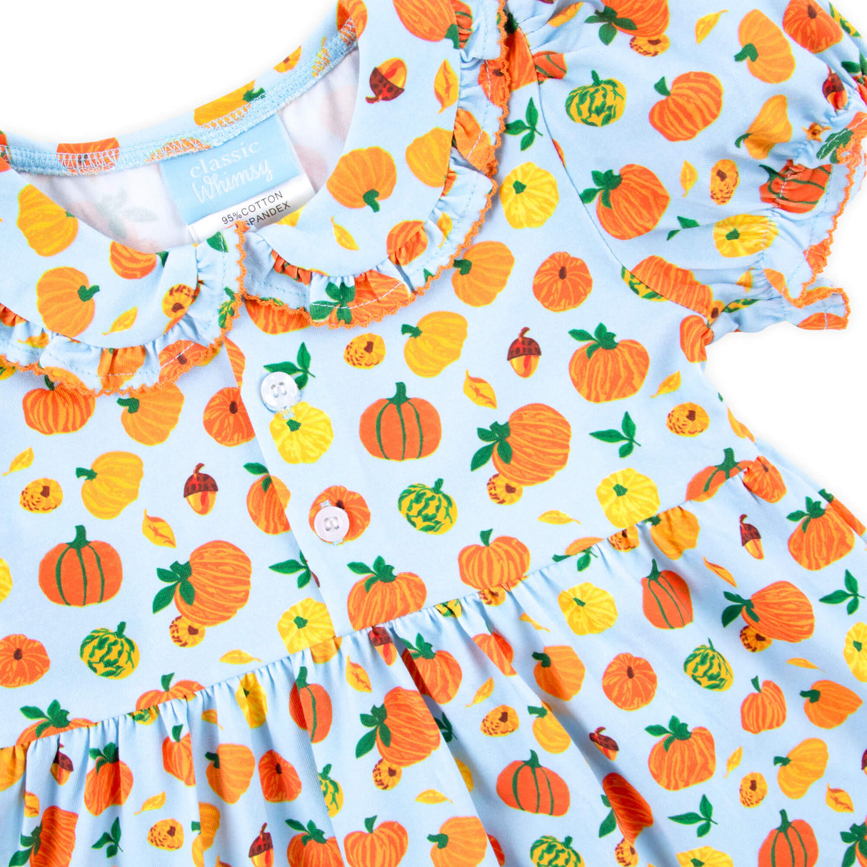 Autumn Pumpkin Blue Lola Legging Set