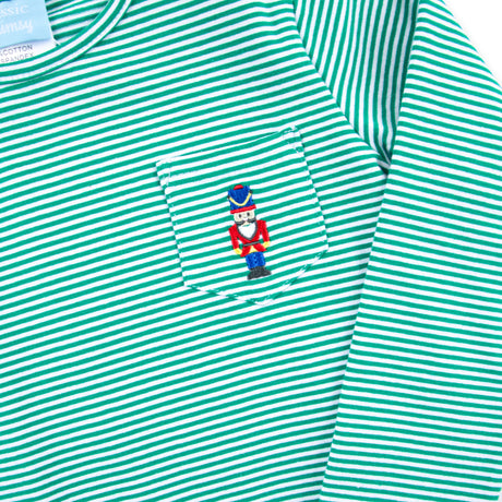 Nutcracker Green Stripe Long Sleeve Shirt