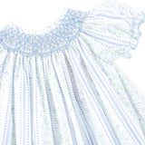 Watercolor Bloom Smocked Bishop Dress