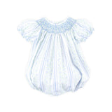 Watercolor Bloom Smocked Bishop Bubble