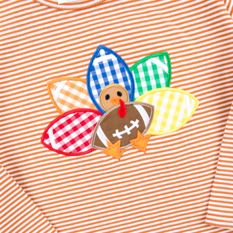 Turkey Football Brown Stripe Long Sleeve Shirt