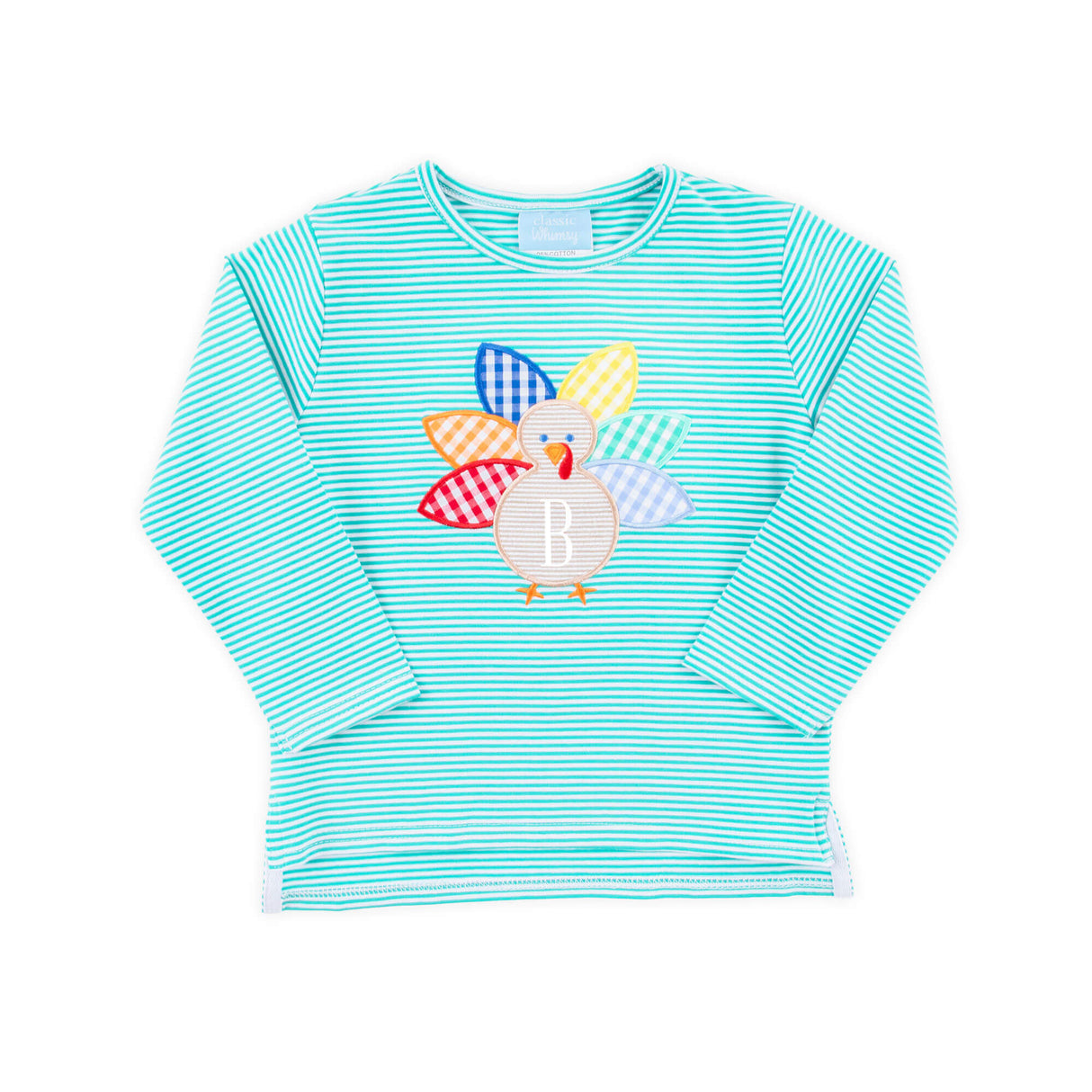 Turkey Green Stripe Long Sleeve Shirt