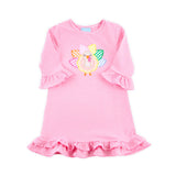 Adorable Turkey Pink Stripe Milly Dress