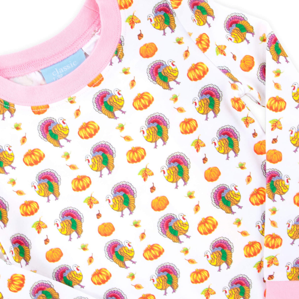 Autumn Turkey Pink Pajamas