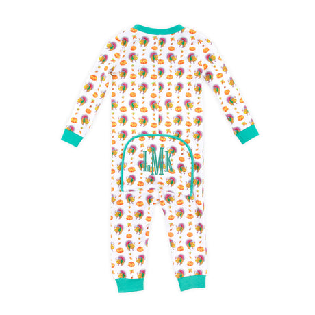 Autumn Turkey Green Zip Sleeper