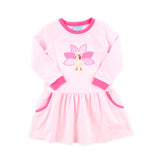 Turkey Applique Pink Izzy Dress