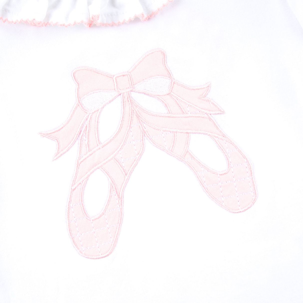 Little Ballerina White Ruffle Top