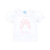 Little Ballerina White Ruffle Top
