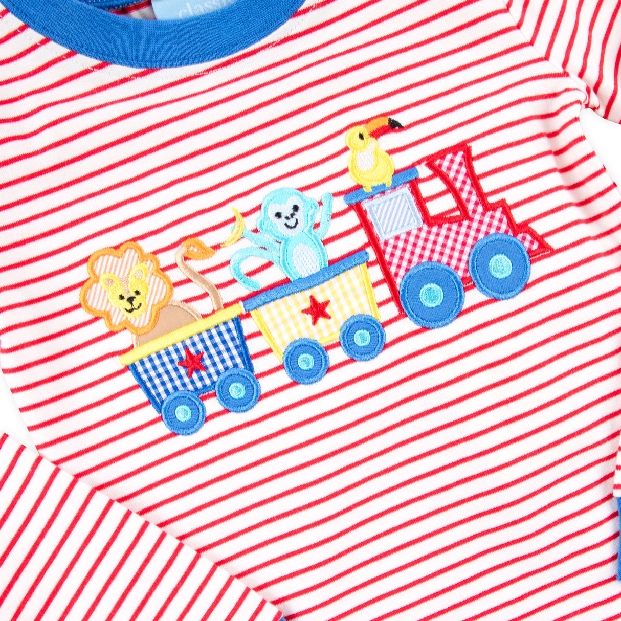 Train & Friends Red Stripe Pajamas