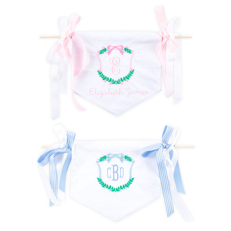 Blue Custom Baby Banner