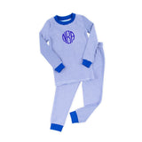Royal Blue Thin Stripe Pajamas