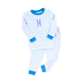 Light Blue Thin Stripe Pajamas