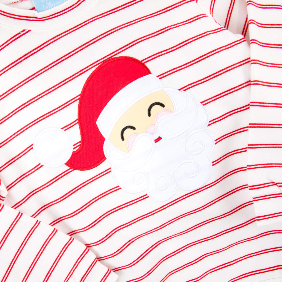 Happy Santa Red Stripe Jogger Set