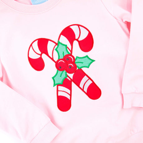 Candy Cane Pink Jogger Set