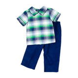 Evergreen Plaid Pant Set