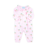 Vintage Santa Pink Ruffle Sleeper