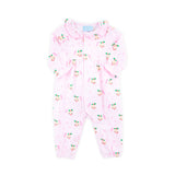 Vintage Santa Pink Ruffle Sleeper