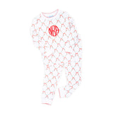 Bow Lattice White Pajamas