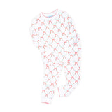 Bow Lattice White Pajamas