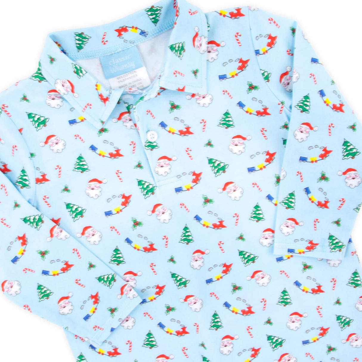 Magical Night Blue Polo Romper