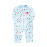 Magical Night Blue Polo Romper